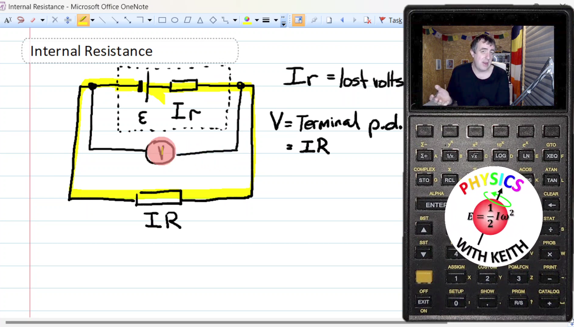 Internal resistance and delivering the maximum power to a load resistor